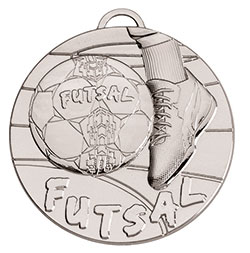 Silver Target Futsal Medal 50mm