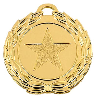 Gold MegaStar Medal 40mm
